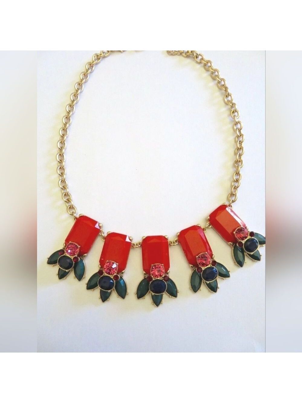 TALBOTS WINTER BEAD DROP NECKLACE. 18-21"  NWOT